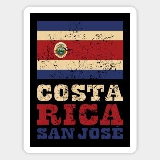 The Flag of Costa Rica Magnet